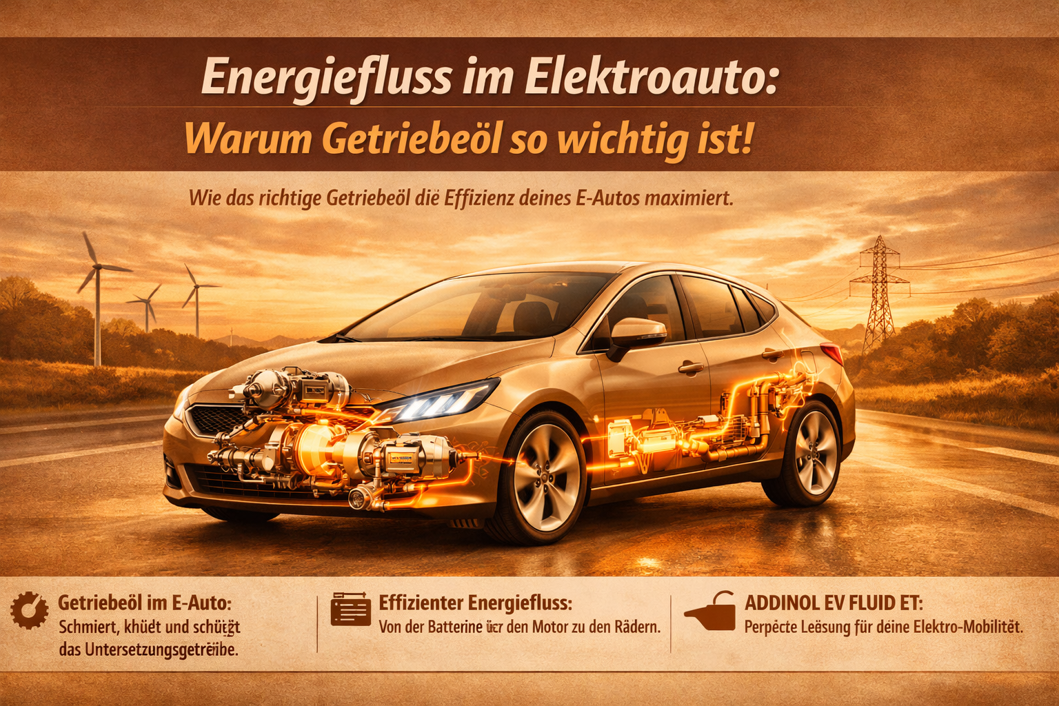 Energiefluss im Elektroauto – warum das richtige Getriebeöl den Unterschied macht!