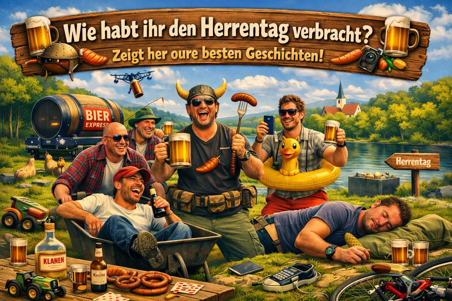Wie habt ihr den Herrentag verbracht? 😄🍻
