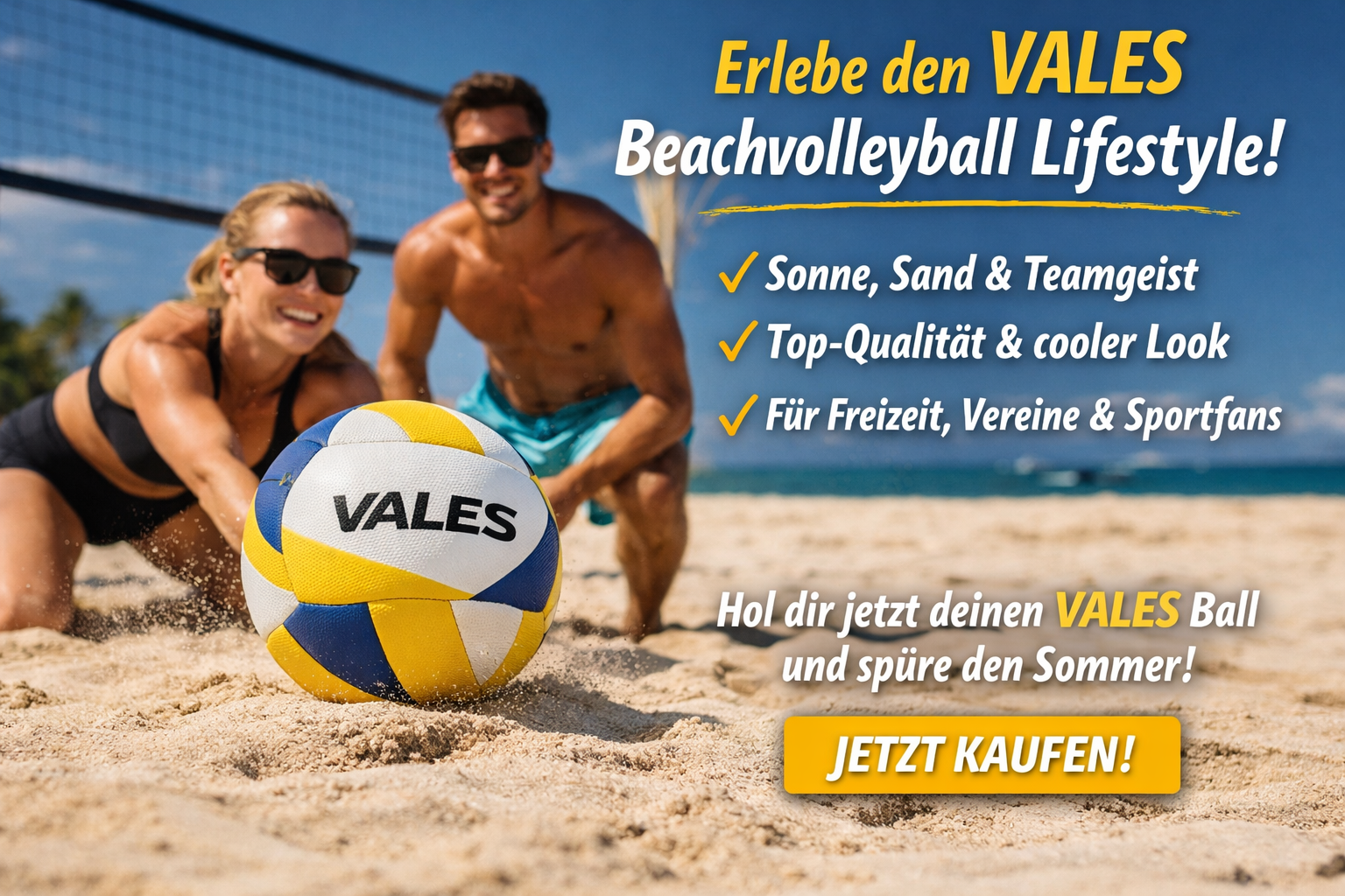 🏐 Warum der VALES® Beachvolleyball dein Sommer‑Must‑Have ist